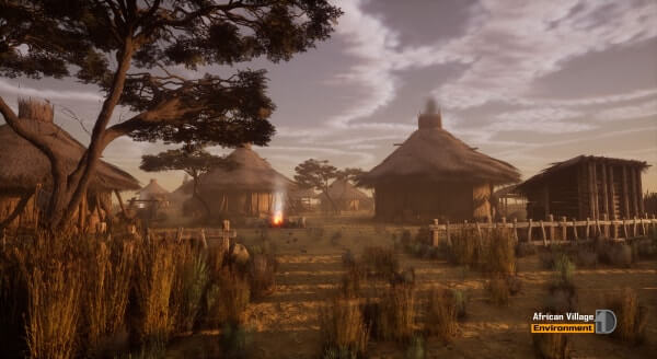 【UE资源】非洲部落村庄-African Village-IMAXCG