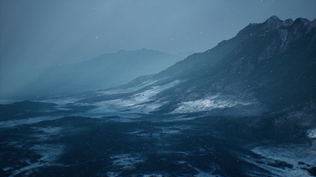 图片[1]-【UE资源】冷冽荒原场景-Cold Heat Landscape-IMAXCG