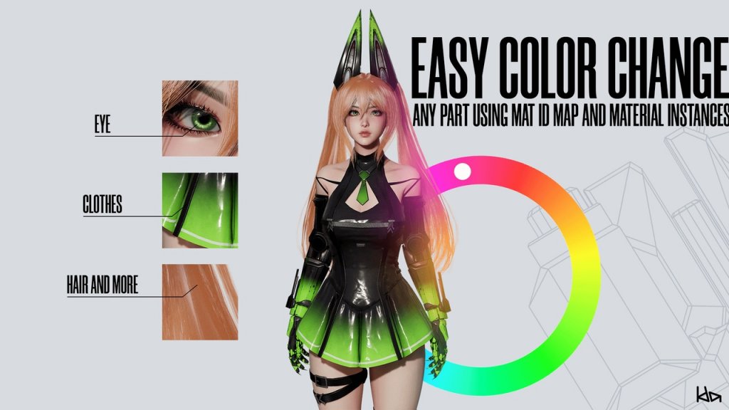 图片[3]-【UE资源】太空兔女郎-Cosmo Bunny Girl-IMAXCG