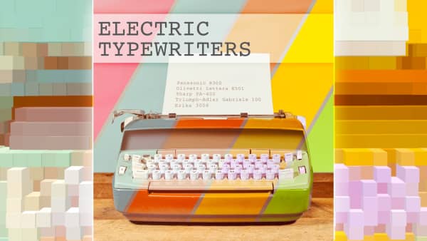 【UE资源】老式电动打字机音效-Electric Typewriters-IMAXCG