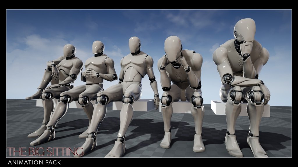图片[3]-【UE资源】人物姿势动作合集包-Lean Lay Sit Stand – animation Bundle-IMAXCG