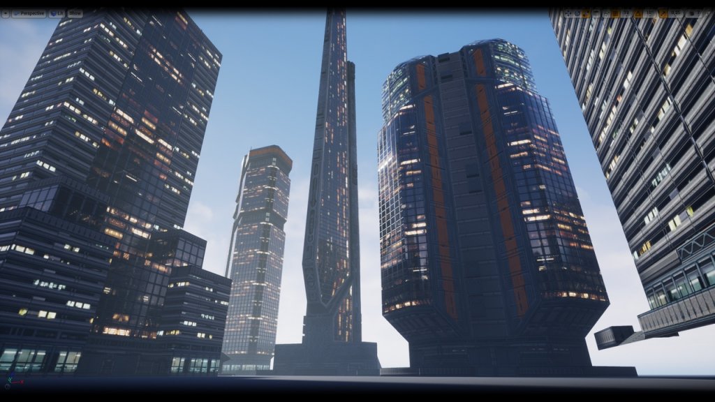 图片[6]-【UE虚幻资源】低模现代科幻建筑包-Low Poly Modern/Sci-Fi Building Models-IMAXCG