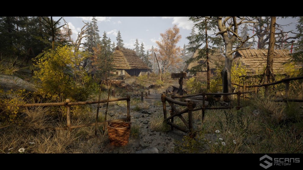 图片[12]-【UE资源】中世纪村庄-Medieval Village – Slavic Huts environment-IMAXCG