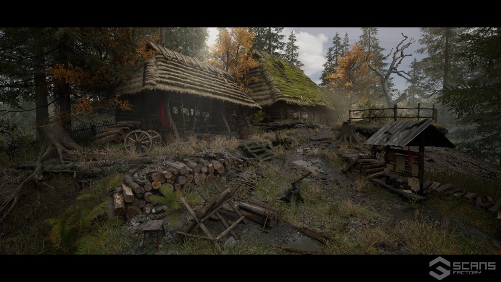 图片[8]-【UE资源】中世纪村庄-Medieval Village – Slavic Huts environment-IMAXCG