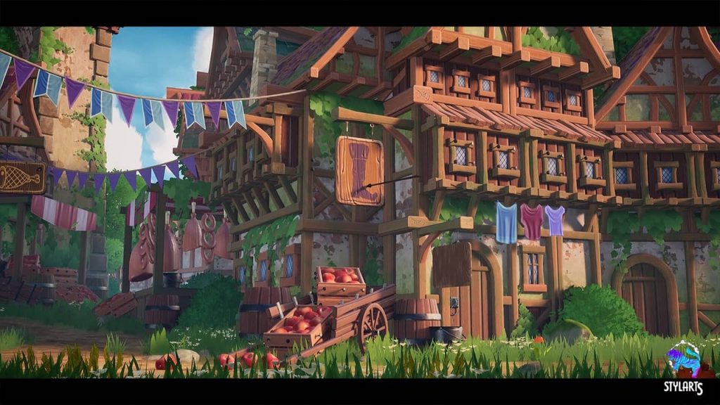 图片[2]-【UE资源】模块化卡通中世纪小镇-Modular Stylized Medieval Town ( Medieval Town Medieval Medieval Stylised Town )-IMAXCG