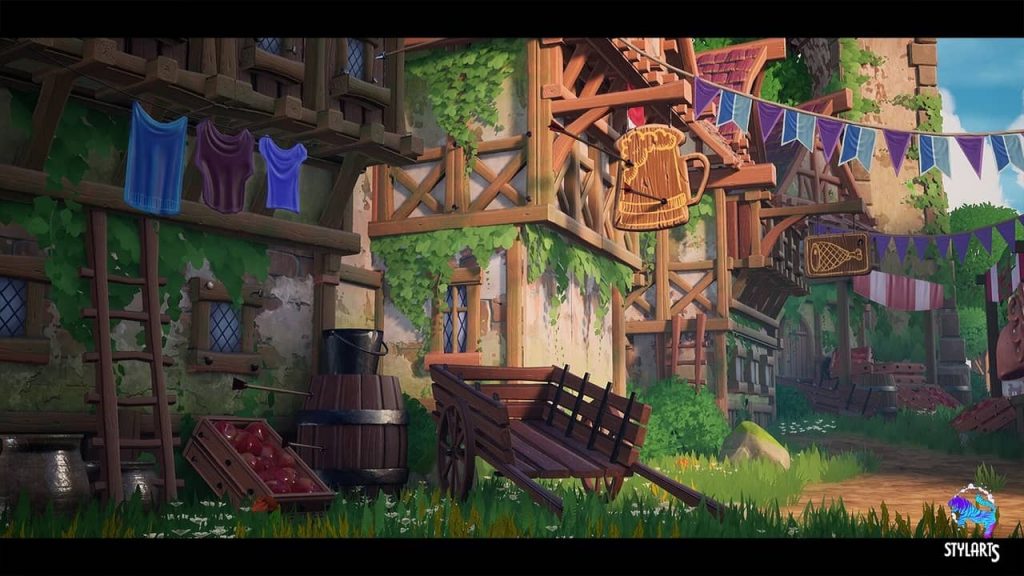 图片[3]-【UE资源】模块化卡通中世纪小镇-Modular Stylized Medieval Town ( Medieval Town Medieval Medieval Stylised Town )-IMAXCG