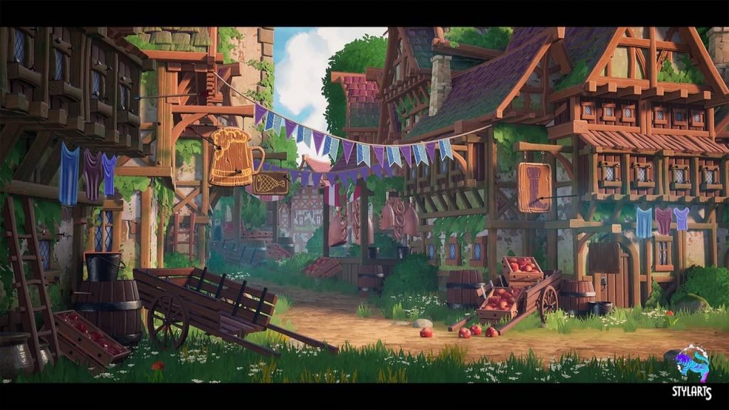 图片[4]-【UE资源】模块化卡通中世纪小镇-Modular Stylized Medieval Town ( Medieval Town Medieval Medieval Stylised Town )-IMAXCG