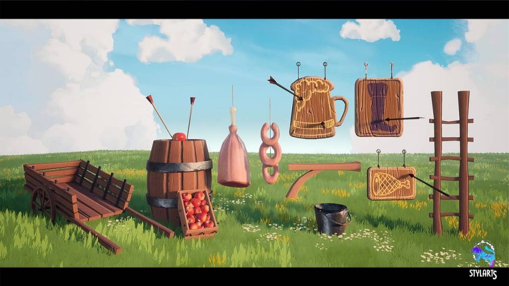 图片[6]-【UE资源】模块化卡通中世纪小镇-Modular Stylized Medieval Town ( Medieval Town Medieval Medieval Stylised Town )-IMAXCG