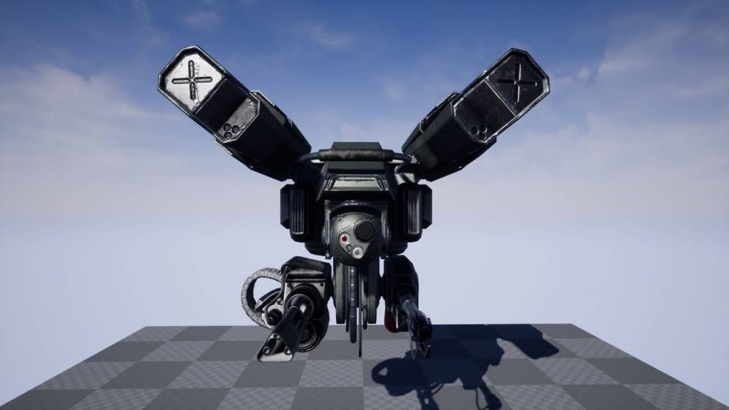 图片[2]-【UE资源】科幻无人机-PBR Dron-IMAXCG