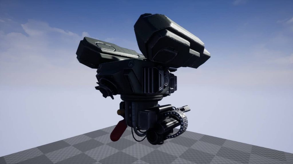 图片[4]-【UE资源】科幻无人机-PBR Dron-IMAXCG