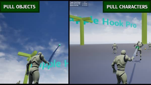 【UE资源】抓钩+拉扯工具-Grapple Hook + Pull-IMAXCG