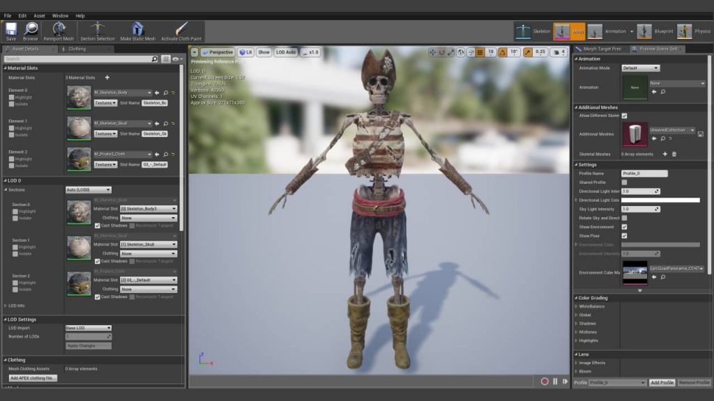图片[1]-【UE资源】3D骷髅海盗模型包-Skeleton Pirate Bundle-IMAXCG
