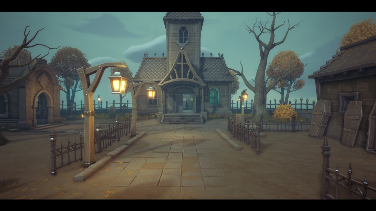 【UE虚幻资源】风格化墓地场景-Stylized “Graveyard”-IMAXCG