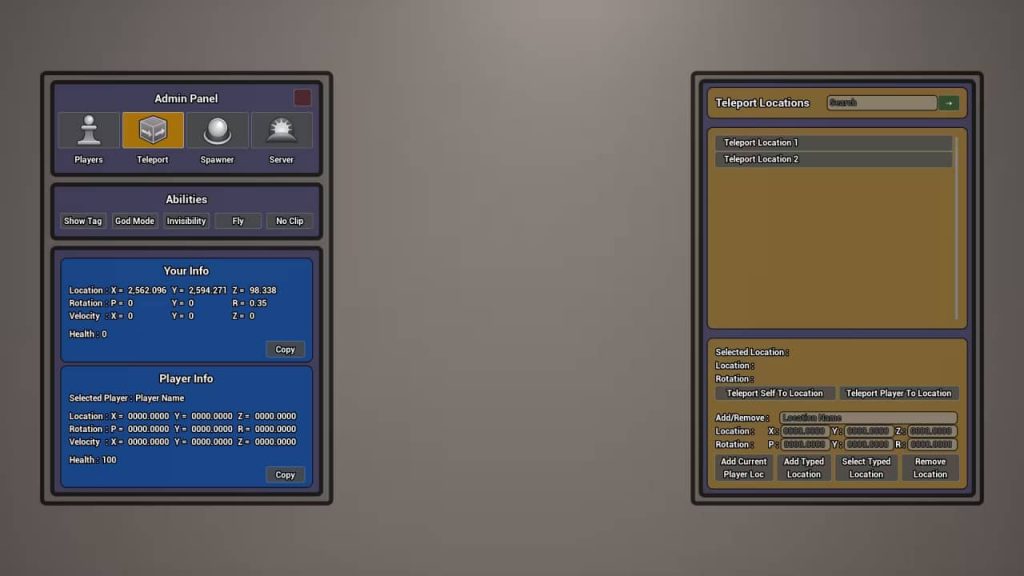 图片[3]-【UE资源】管理员菜单-Admin Menu-IMAXCG