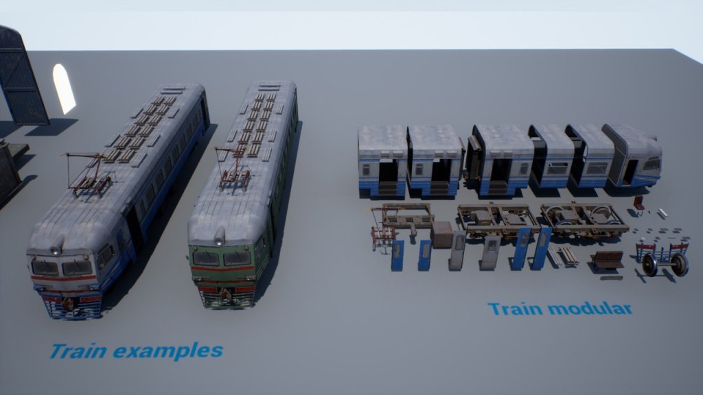 图片[11]-【UE资源】铁路火车场景-Train Yard-IMAXCG