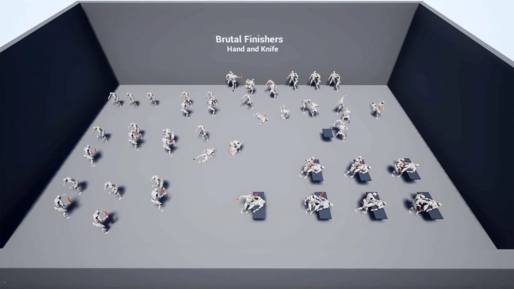 图片[2]-【UE资源】攻击动画合集包-Brutal Finishers – Hand and Knife-IMAXCG