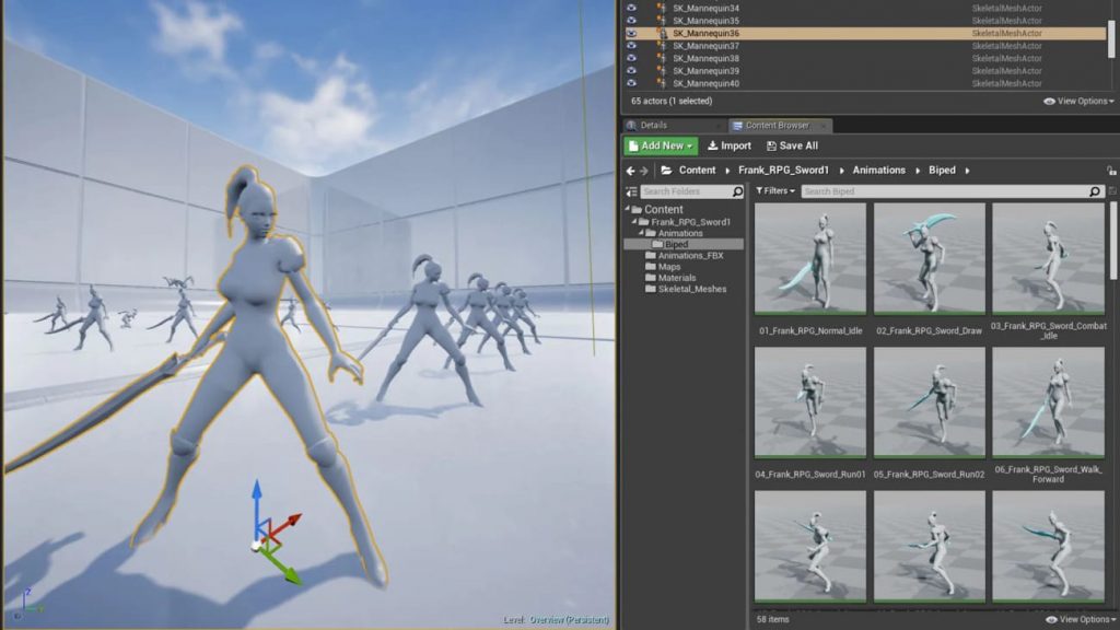 图片[3]-【UE资源】动作角色挥剑动画（基础套装）-Frank Action RPG Sword 1 (Basic Set)-IMAXCG