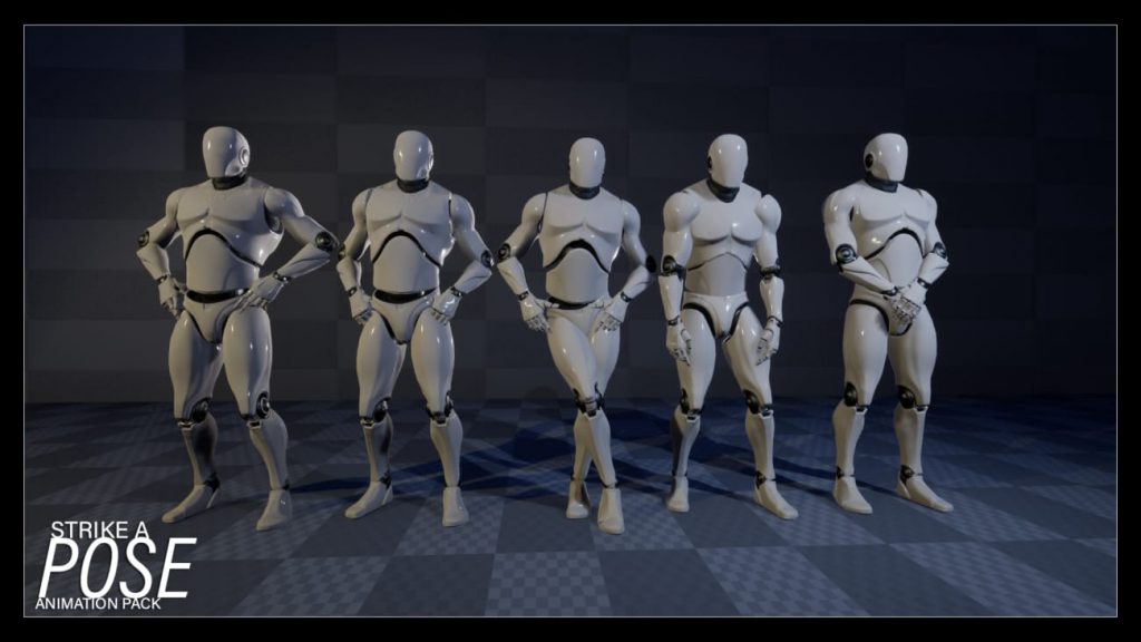 图片[4]-【UE资源】人物日常动作姿势综合动画包-Lean Lay Sit Stand – animation Bundle-IMAXCG