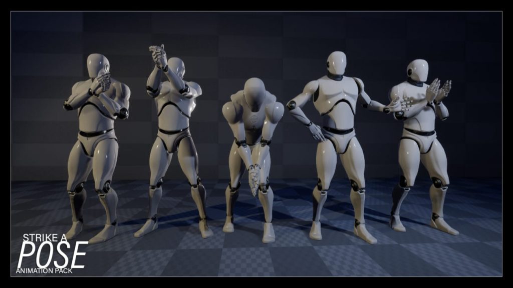 图片[5]-【UE资源】人物日常动作姿势综合动画包-Lean Lay Sit Stand – animation Bundle-IMAXCG