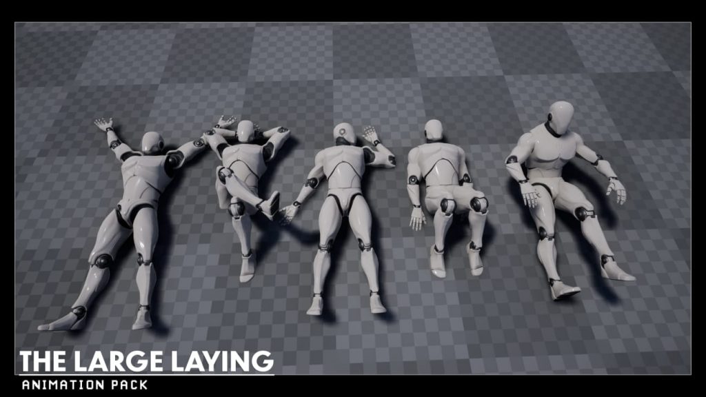 图片[6]-【UE资源】人物日常动作姿势综合动画包-Lean Lay Sit Stand – animation Bundle-IMAXCG