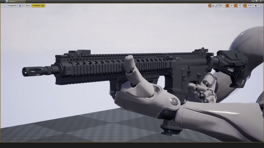 【UE资源】第一人称射击动画包-FPS AnimPack M4A1-IMAXCG
