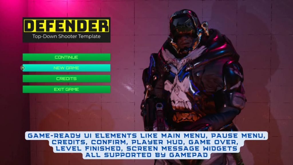 图片[6]-【UE资源】射击游戏蓝图模板-Defender: Top Down Shooter-IMAXCG