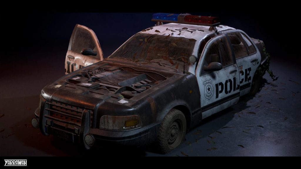 图片[1]-【UE资源】可交互警车素材资源-Police Car – Premium – Drivable and Interactable-IMAXCG
