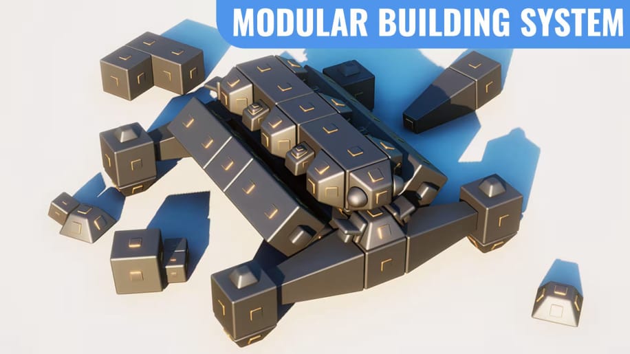 【UE资源】模块化拼接系统-Modular Building System-IMAXCG