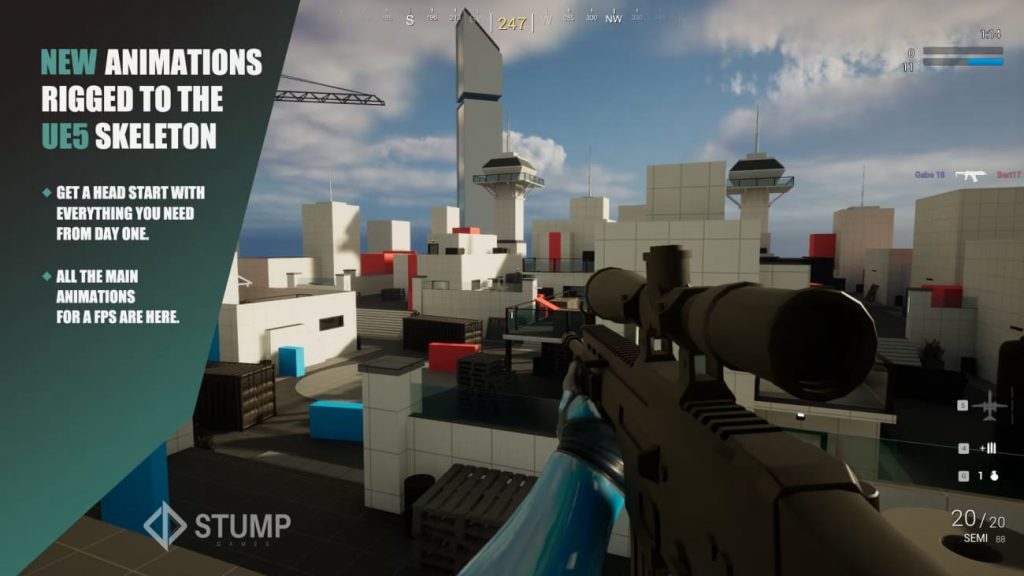 图片[2]-【UE资源】FPS多人射击游戏模板-FPS Multiplayer Template 5-IMAXCG