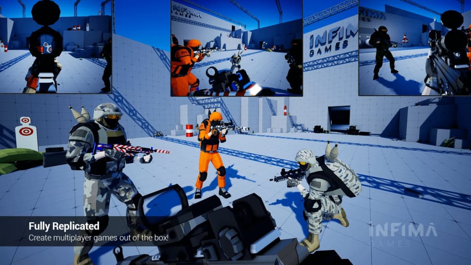 【UE资源】风格化射击游戏资源包V4.0-Low Poly Shooter Pack v4.0-IMAXCG