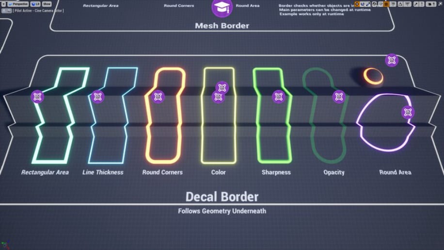 【UE资源】关卡边界边框合集包-Map Border Collection-IMAXCG