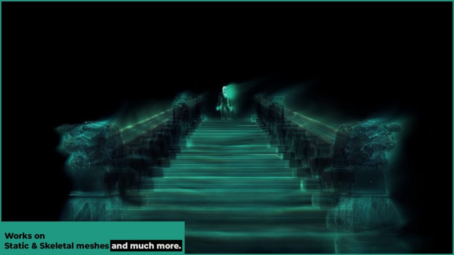 【UE资源】鬼影特效材质效果-Ghost Effect & Material-IMAXCG