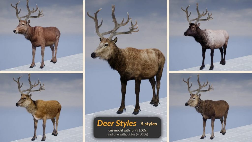 图片[8]-【UE资源】森林动物资源包-AnimX: Forest Animals-IMAXCG