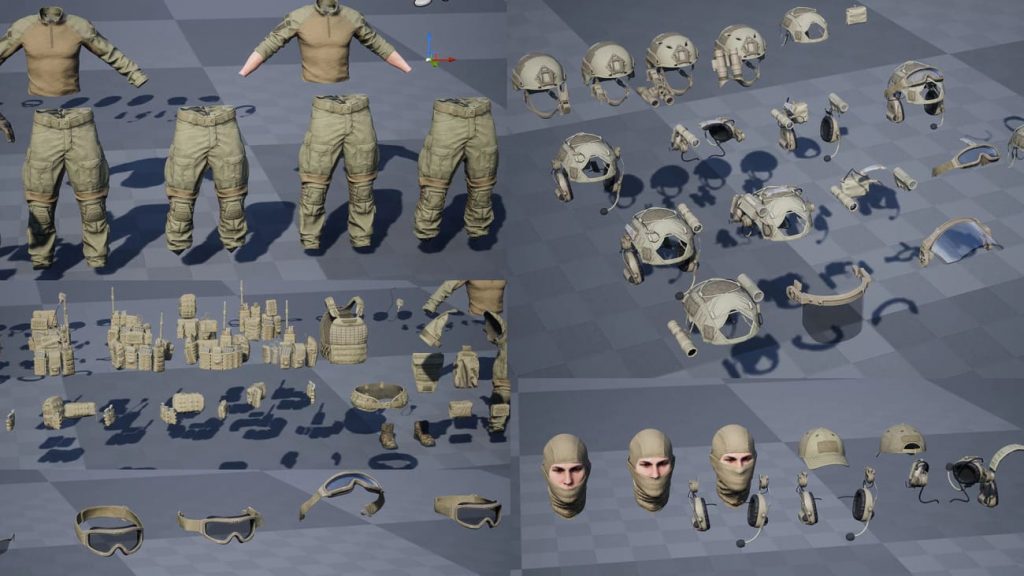 图片[7]-【UE资源】模块化士兵合集包-MODULAR SOLDIER PACK-IMAXCG