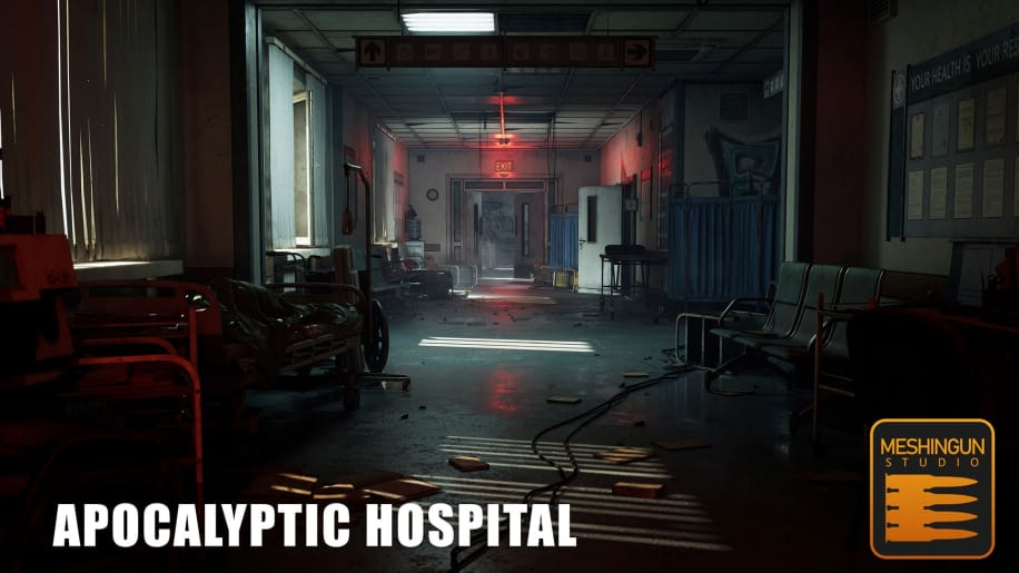 【UE资源】末日医院场景-Apocalyptic Hospital-IMAXCG