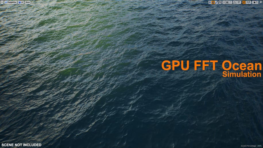 【UE资源】海洋和浅水效果模拟-Waterline PRO 4.0-IMAXCG