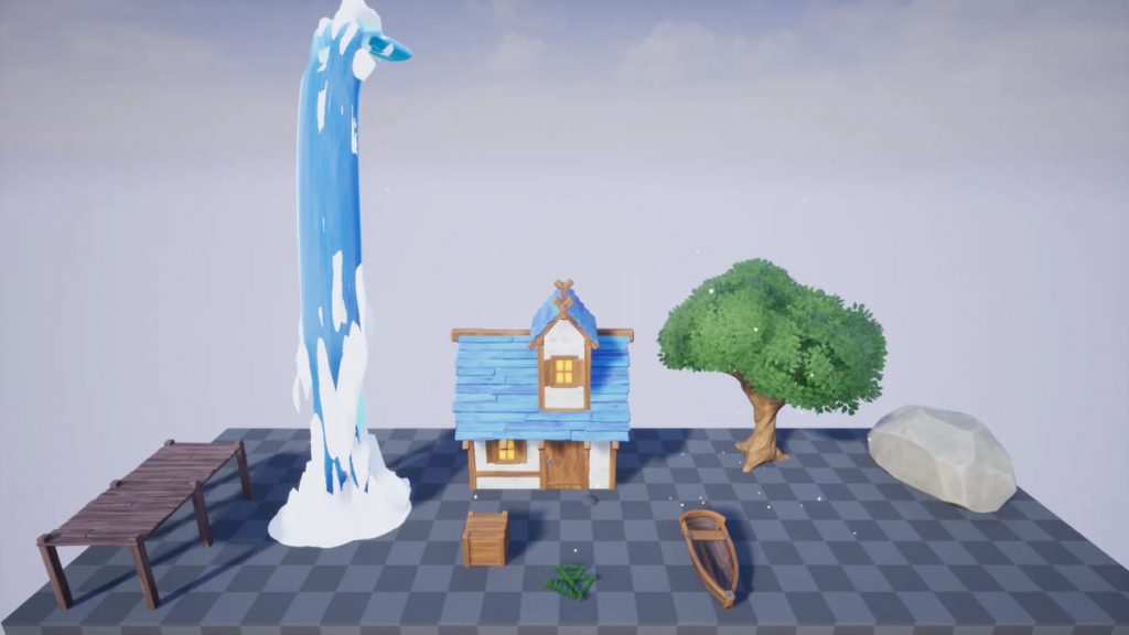 图片[2]-【UE资源】卡通风格化水材质-Cartoon Water Shader-IMAXCG