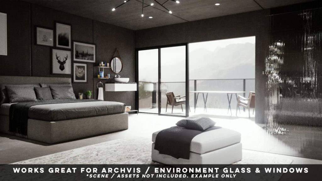 图片[2]-【UE资源】路径追踪玻璃材质-Path Tracing Glass Shader-IMAXCG