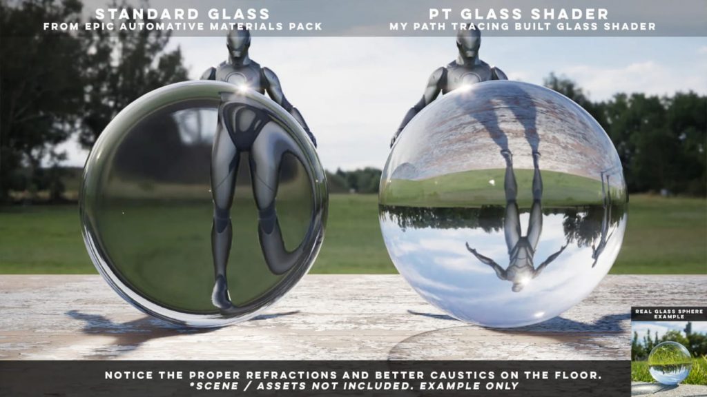 图片[6]-【UE资源】路径追踪玻璃材质-Path Tracing Glass Shader-IMAXCG