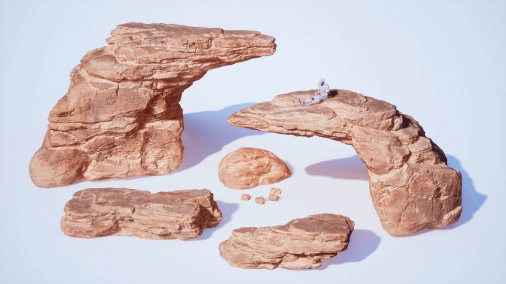 图片[4]-【UE资源】沙漠悬崖岩石包-Desert Cliff and Rock Collection-IMAXCG