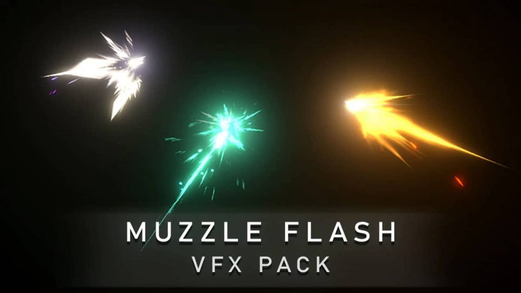 【UE资源】25个程式化枪口闪光特效-MuzzleFlash VFX Pack-IMAXCG