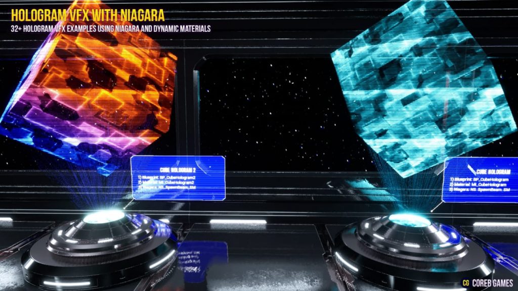 图片[3]-【UE资源】Niagara制作全息投影VFX特效-HOLOGRAM VFX With Niagara-IMAXCG