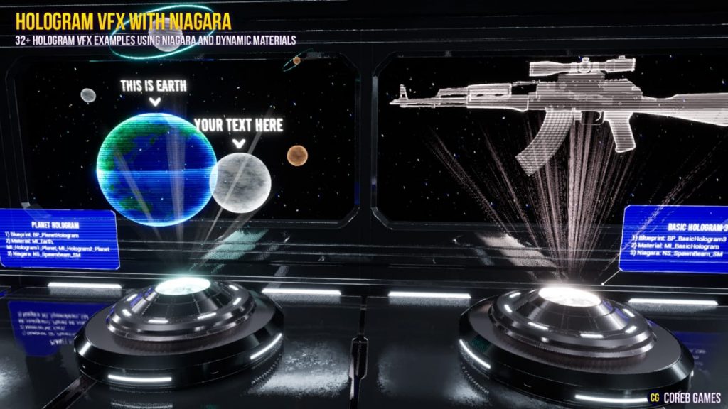 图片[4]-【UE资源】Niagara制作全息投影VFX特效-HOLOGRAM VFX With Niagara-IMAXCG