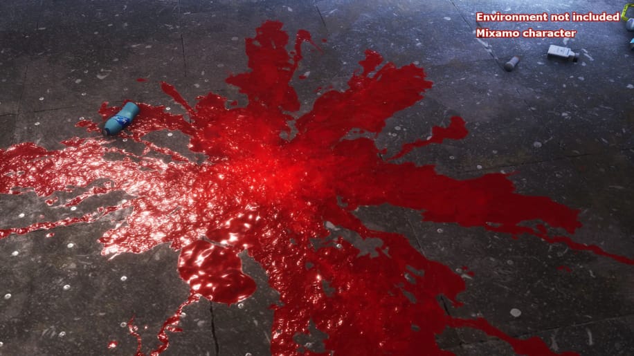【UE资源】血液VFX特效包-NIAGARA : Blood VFX Pack-IMAXCG