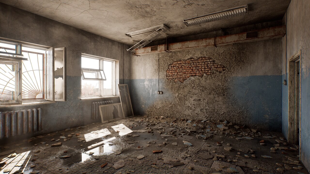 【UE虚幻资源】废弃的红砖建筑-Abandoned Brick Building v1.1-IMAXCG