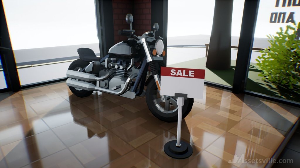 图片[9]-【UE虚幻资源】风格化摩托车合集包-Assetsville Motorcycles-IMAXCG