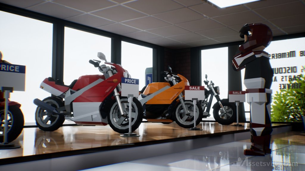 图片[14]-【UE虚幻资源】风格化摩托车合集包-Assetsville Motorcycles-IMAXCG