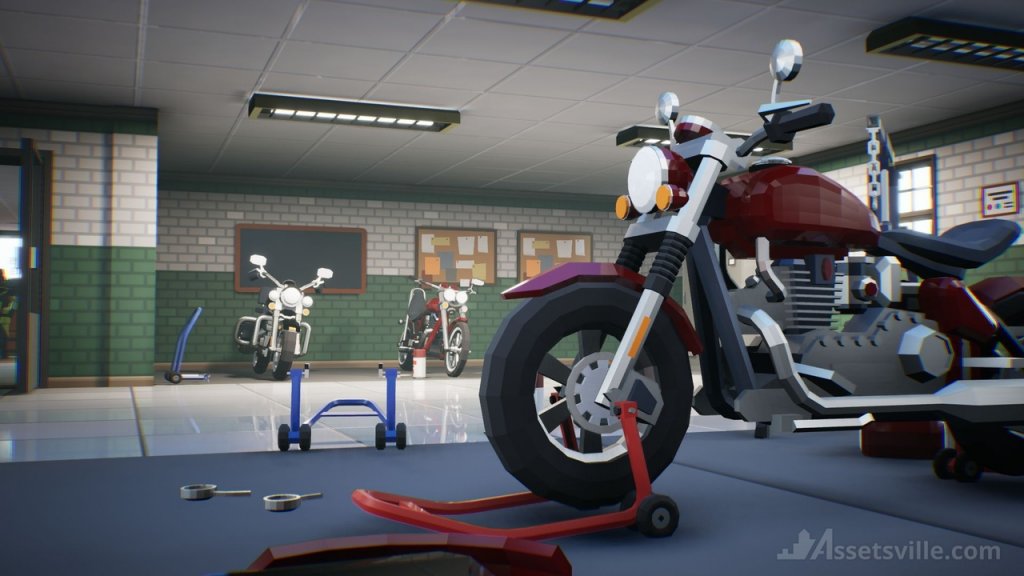 图片[3]-【UE虚幻资源】风格化摩托车合集包-Assetsville Motorcycles-IMAXCG
