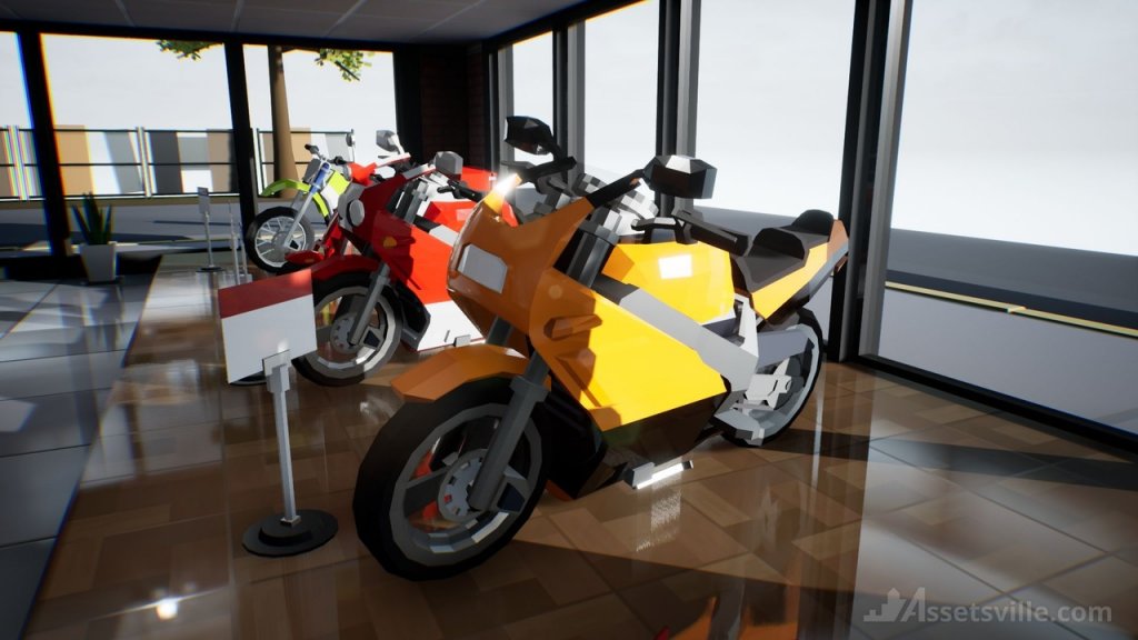 图片[8]-【UE虚幻资源】风格化摩托车合集包-Assetsville Motorcycles-IMAXCG