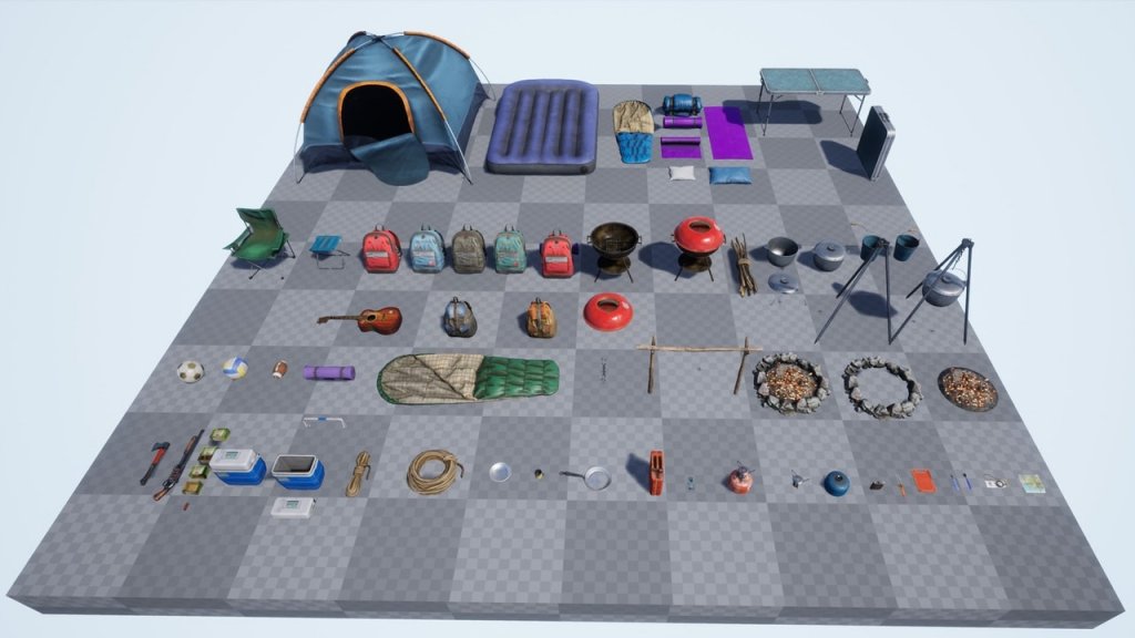 图片[10]-【UE虚幻资源】野外露营装备-Camping Equipment-IMAXCG